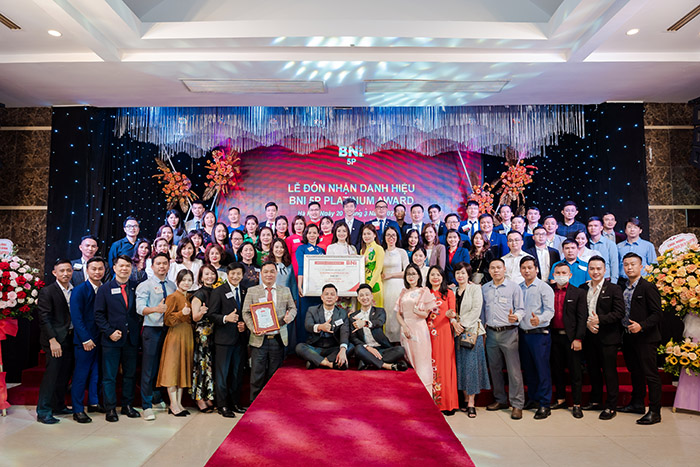 BNI 5P Platinum Award